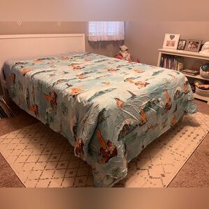 Pottery Barn Kids Disney Moana Full/Queen organic cotton duvet cover
